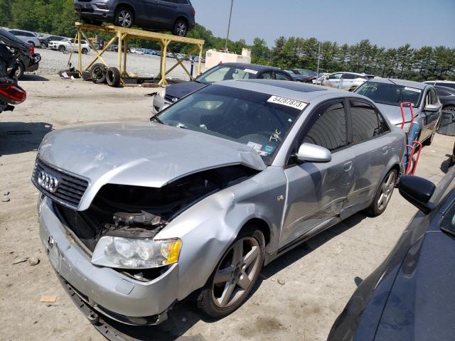 WAULC68E82A305411 - 2002 AUDI A4 1.8T QUATTRO SILVER photo 1