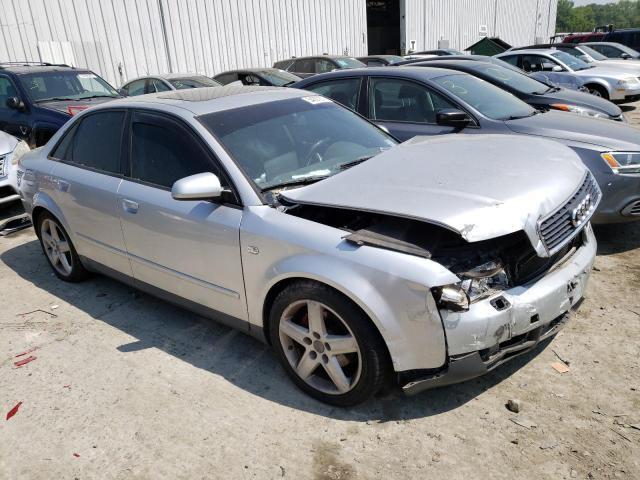 WAULC68E82A305411 - 2002 AUDI A4 1.8T QUATTRO SILVER photo 4