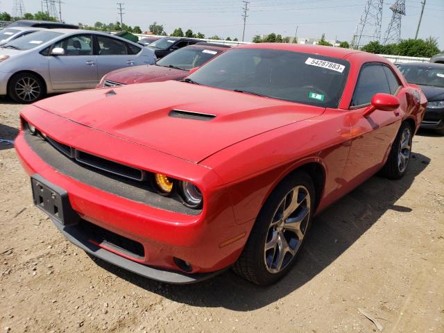 2C3CDZBGXFH805366 - 2015 DODGE CHALLENGER SXT PLUS RED photo 1