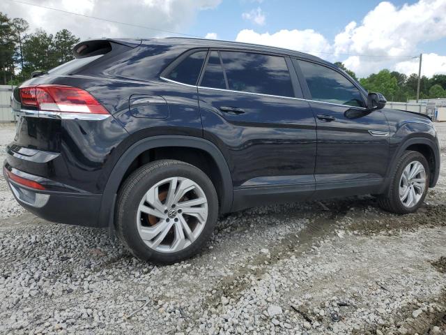 1V2DC2CA1MC212126 - 2021 VOLKSWAGEN ATLAS CROS SE Черный фото 3