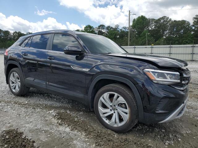 1V2DC2CA1MC212126 - 2021 VOLKSWAGEN ATLAS CROS SE Черный фото 4