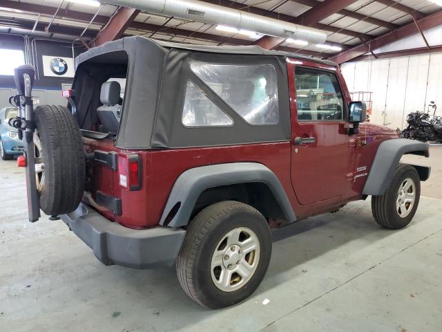 1J4AA2D14AL211339 - 2010 JEEP WRANGLER SPORT MAROON photo 3