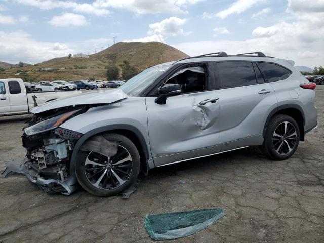 5TDJZRAH9MS083384 - 2021 TOYOTA HIGHLANDER XSE SILVER photo 1