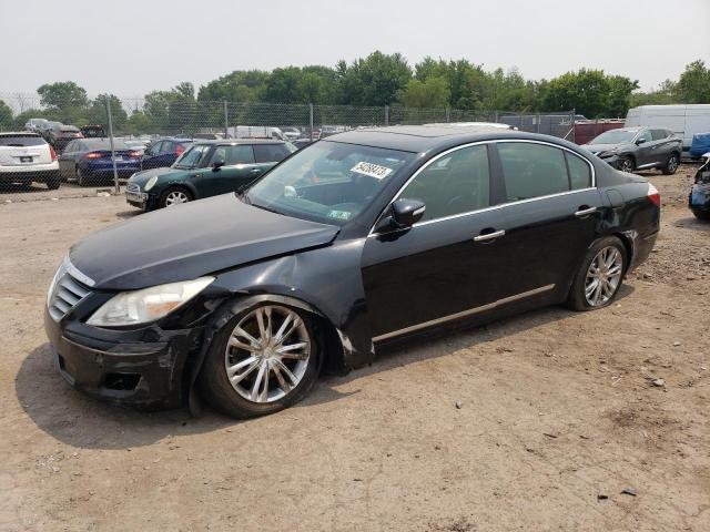 KMHGC4DF4AU093686 - 2010 HYUNDAI GENESIS 4.6L BLACK photo 1