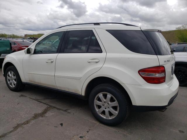 4JGBB86E66A058987 - 2006 MERCEDES-BENZ ML 350 WHITE photo 2