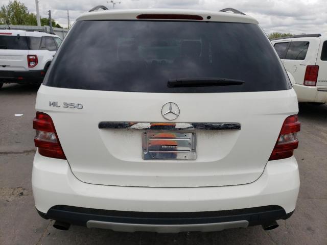 4JGBB86E66A058987 - 2006 MERCEDES-BENZ ML 350 WHITE photo 6