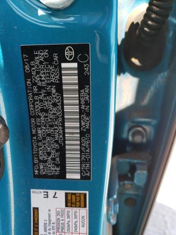 JTDKARFPXH3044337 - 2017 TOYOTA PRIUS PRIM 青色 照片 12