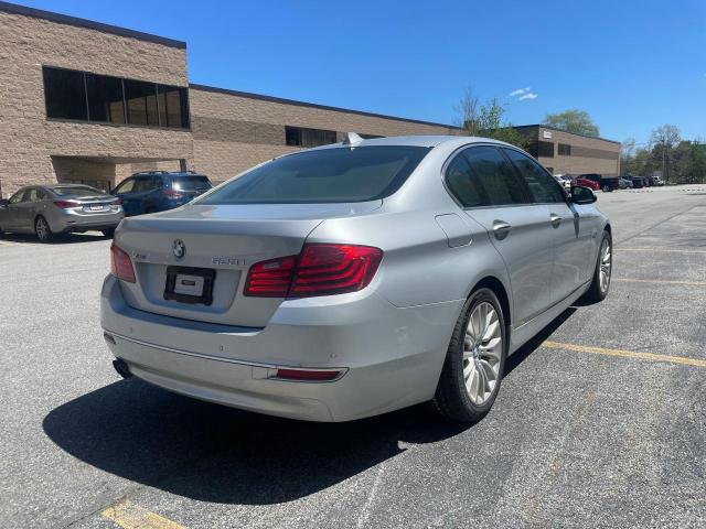 WBA5A7C58FD626686 - 2015 BMW 528 XI SILVER photo 4