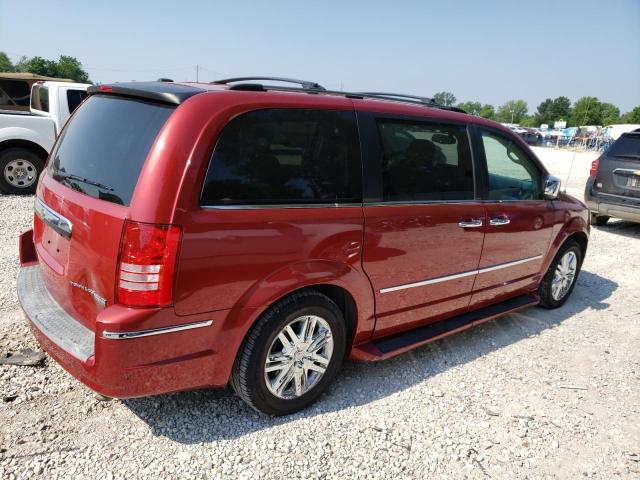 2A8HR64X29R629838 - 2009 CHRYSLER TOWN & COU LIMITED RED photo 3
