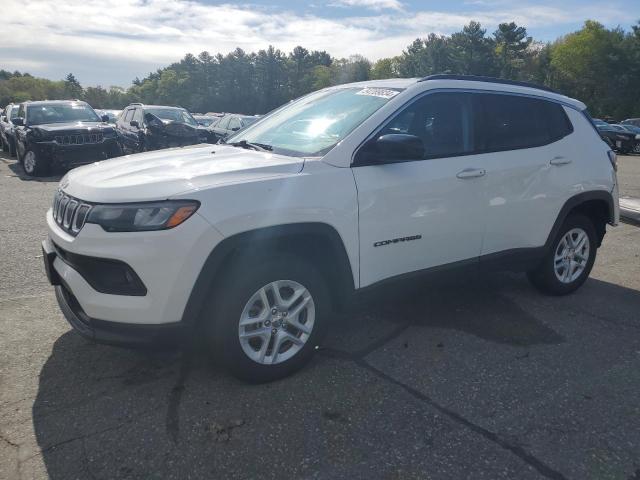 3C4NJDBB6NT132442 - 2022 JEEP COMPASS LATITUDE WHITE photo 1