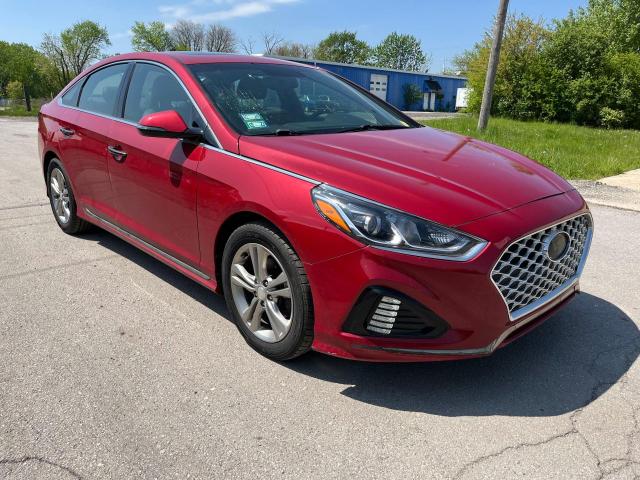 5NPE34AF2JH654302 - 2018 HYUNDAI SONATA SPORT RED photo 1