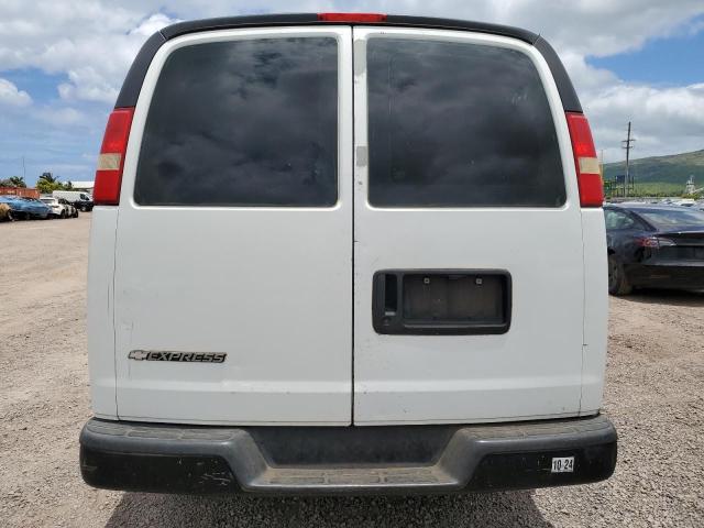 1GCGG25C591101650 - 2009 CHEVROLET EXPRESS G2 WHITE photo 6