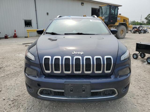 1C4PJMDS7FW523035 - 2015 JEEP CHEROKEE LIMITED BLUE photo 5