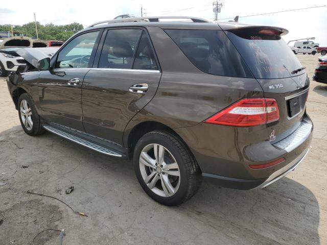 4JGDA5HB7FA570559 - 2015 MERCEDES-BENZ ML 350 4MATIC BROWN photo 2