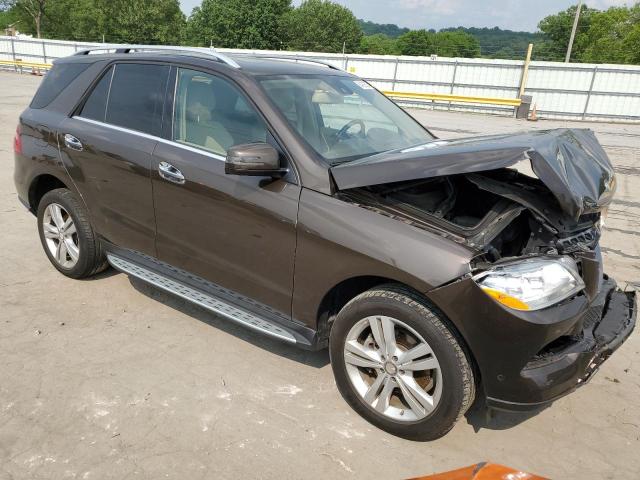 4JGDA5HB7FA570559 - 2015 MERCEDES-BENZ ML 350 4MATIC BROWN photo 4