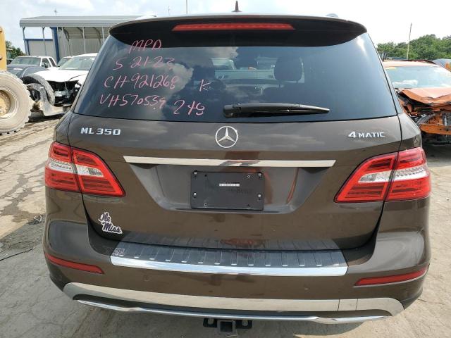4JGDA5HB7FA570559 - 2015 MERCEDES-BENZ ML 350 4MATIC BROWN photo 6