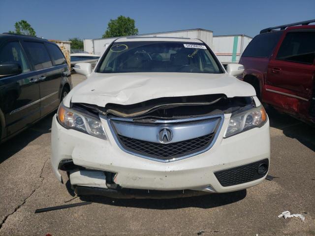 5J8TB3H39EL002604 - 2014 ACURA RDX WHITE photo 5