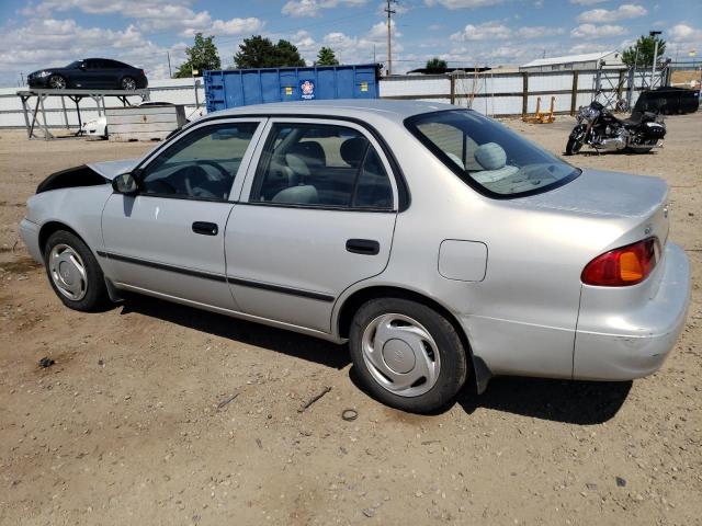 1NXBR12E9YZ336260 - 2000 TOYOTA COROLLA VE SILVER photo 2