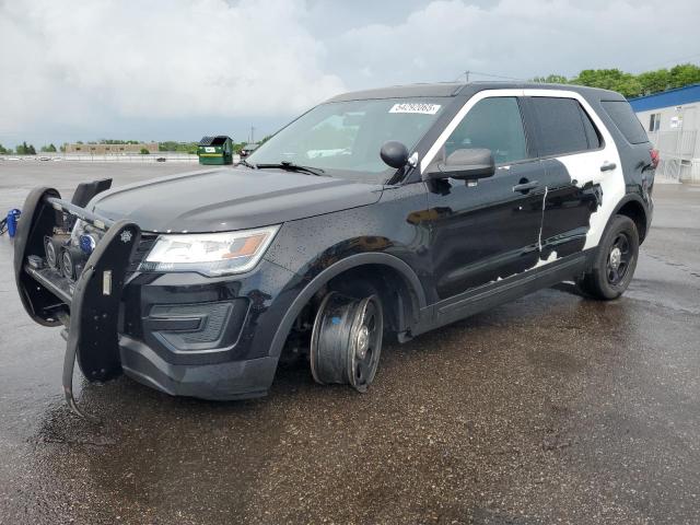 1FM5K8AR0JGB34569 - 2018 FORD EXPLORER POLICE INTERCEPTOR 黑色 照片 1