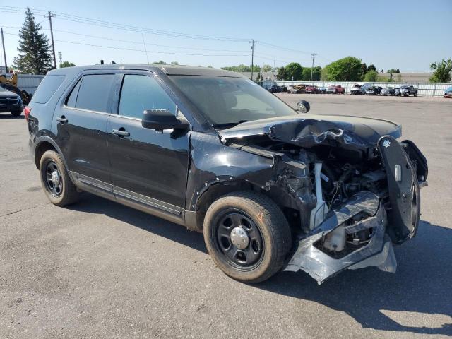 1FM5K8ARXHGB93669 - 2017 FORD EXPLORER POLICE INTERCEPTOR 黑色 照片 4