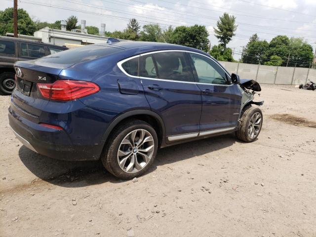 5UXXW3C54J0T82748 - 2018 BMW X4 XDRIVE28I BLUE photo 3