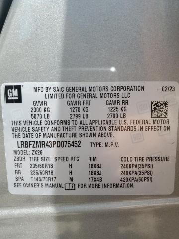 LRBFZMR43PD075452 - 2023 BUICK ENVISION PREFERRED GRAY photo 13
