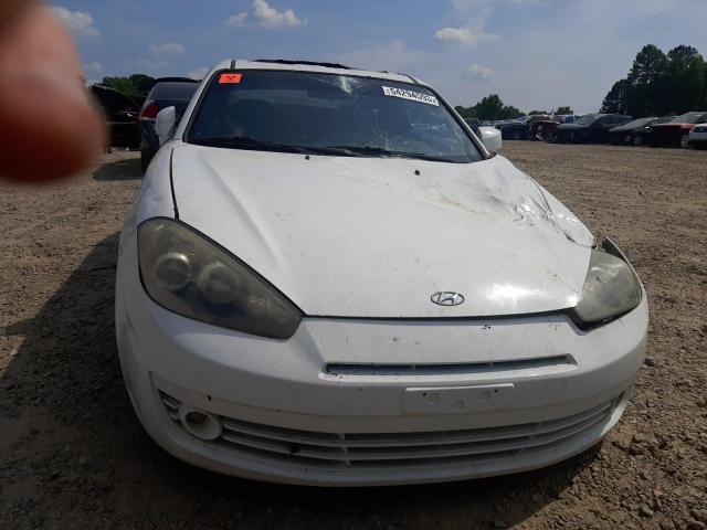 KMHHM66D97U238805 - 2007 HYUNDAI TIBURON GS WHITE photo 5