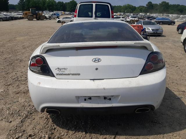 KMHHM66D97U238805 - 2007 HYUNDAI TIBURON GS WHITE photo 6