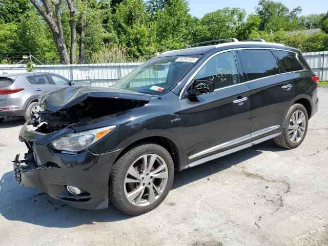 5N1CL0MNXEC530276 - 2014 INFINITI QX60 HYBRID BLACK photo 1