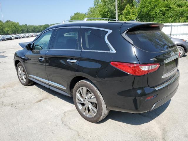 5N1CL0MNXEC530276 - 2014 INFINITI QX60 HYBRID BLACK photo 2