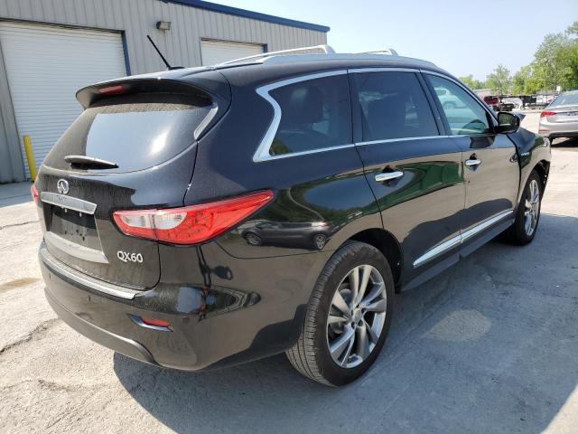 5N1CL0MNXEC530276 - 2014 INFINITI QX60 HYBRID BLACK photo 3