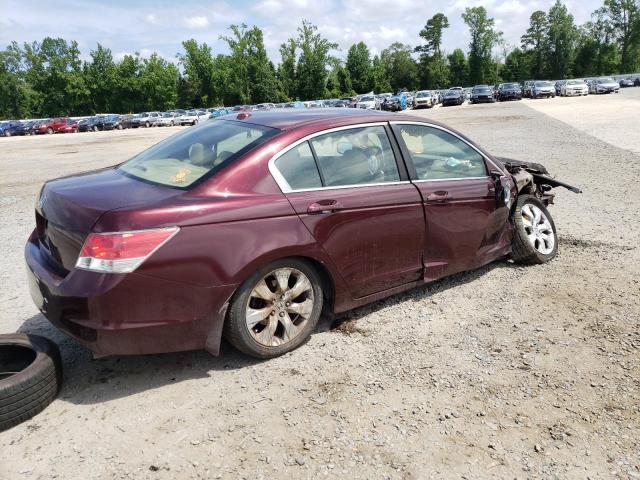 1HGCP2F82AA065379 - 2010 HONDA ACCORD EXL BURGUNDY photo 3