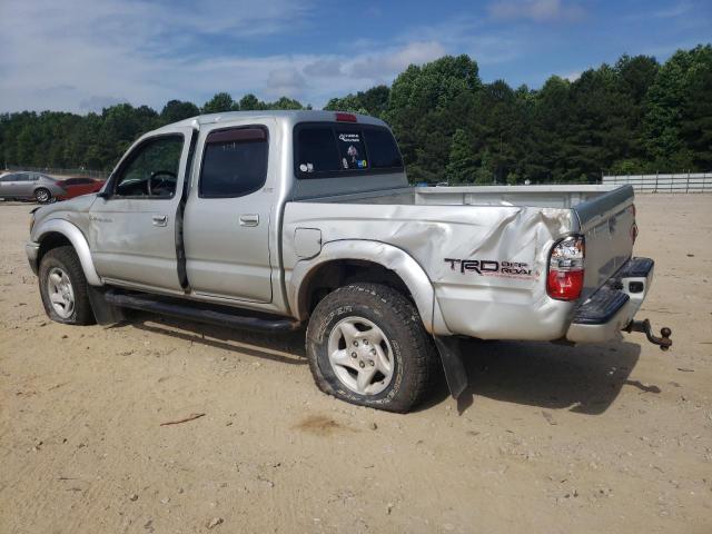 5TEGN92N32Z089191 - 2002 TOYOTA TACOMA DOUBLE CAB PRERUNNER SILVER photo 2