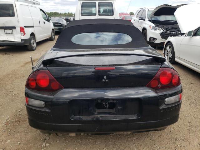 4A3AE85H71E024493 - 2001 MITSUBISHI ECLIPSE SPYDER GT BLACK photo 6