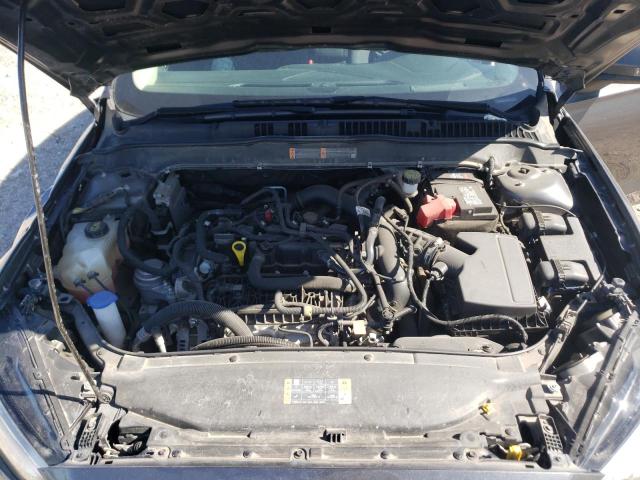 3FA6P0HD5KR172255 - 2019 FORD FUSION SE GRAY photo 11