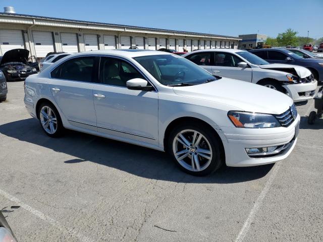 1VWCN7A30EC022793 - 2014 VOLKSWAGEN PASSAT SEL WHITE photo 4