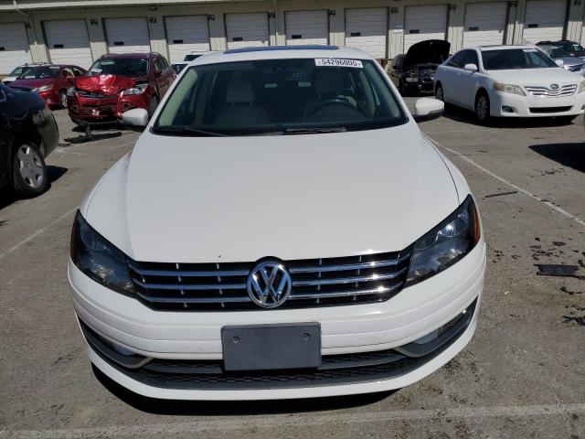 1VWCN7A30EC022793 - 2014 VOLKSWAGEN PASSAT SEL WHITE photo 5