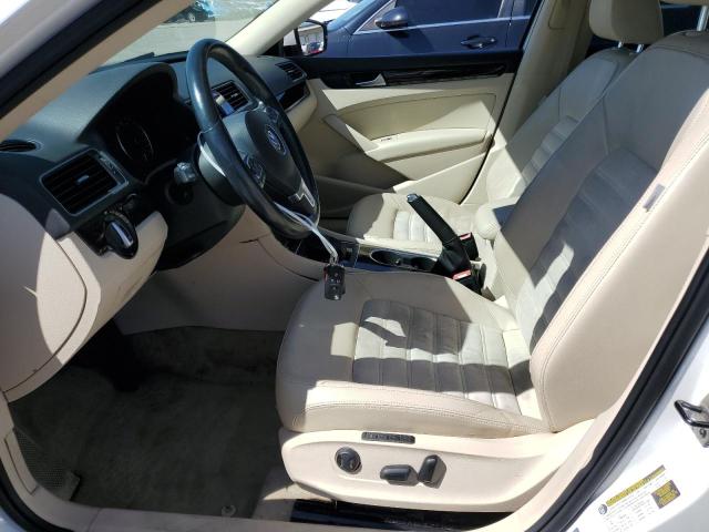 1VWCN7A30EC022793 - 2014 VOLKSWAGEN PASSAT SEL WHITE photo 7