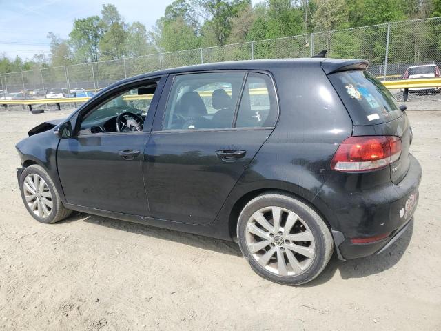 WVWNM7AJ3CW337869 - 2012 VOLKSWAGEN GOLF შავი ფოტო 2