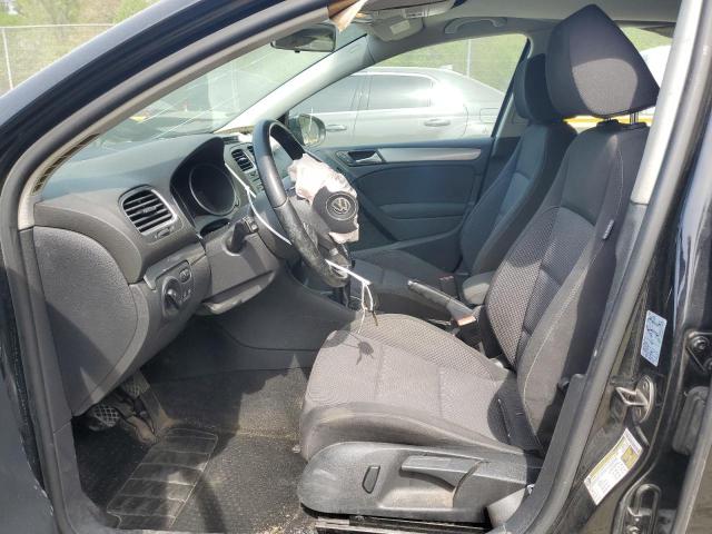 WVWNM7AJ3CW337869 - 2012 VOLKSWAGEN GOLF შავი ფოტო 7