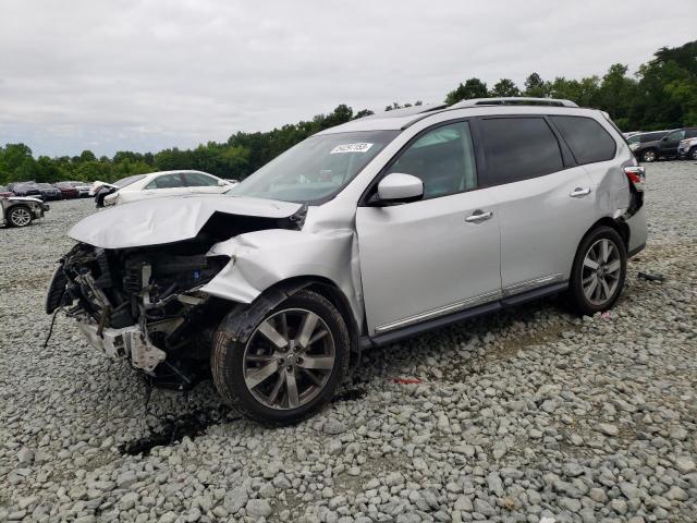 5N1AR2MM3FC660474 - 2015 NISSAN PATHFINDER S SILVER photo 1