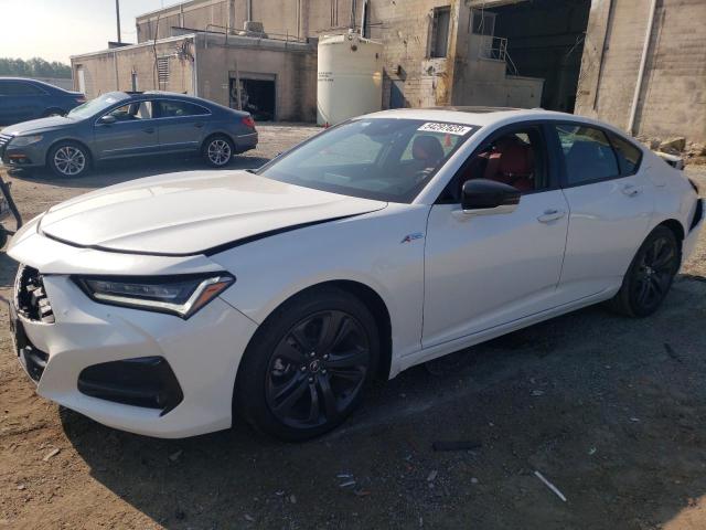19UUB5F55NA006116 - 2022 ACURA TLX TECH A WHITE photo 1