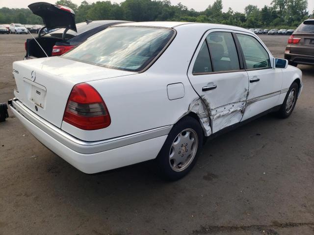 WDBHA22E0TF472168 - 1996 MERCEDES-BENZ C 220 WHITE photo 3