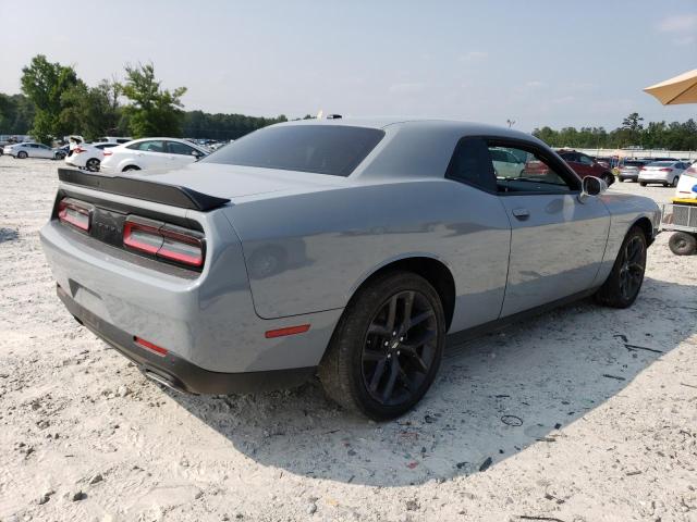 2C3CDZAG1MH573027 - 2021 DODGE CHALLENGER SXT GRAY photo 3