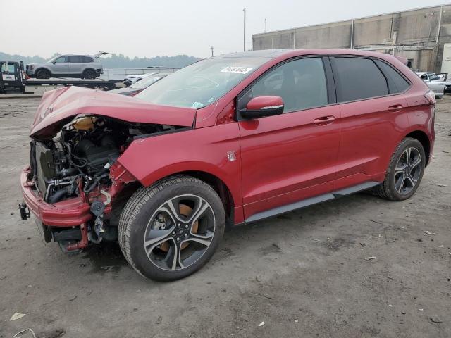 2FMPK4AP4KBB78616 - 2019 FORD EDGE ST MAROON photo 1