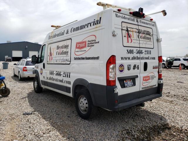 3C6TRVCG4HE500729 - 2017 RAM PROMASTER 2500 HIGH Weiß Foto 2