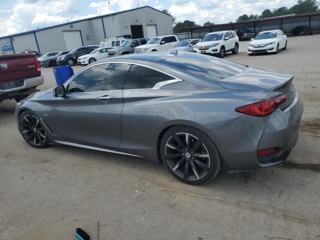 JN1EV7EK3JM343229 - 2018 INFINITI Q60 LUXE 300 GRAY photo 2