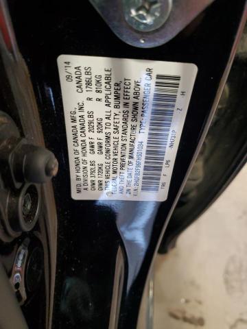 2HGFB2F96FH501034 - 2015 HONDA CIVIC EXL BLACK photo 13