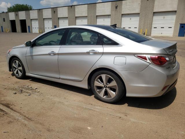 KMHEC4A44CA027637 - 2012 HYUNDAI SONATA HYBRID SILVER photo 2