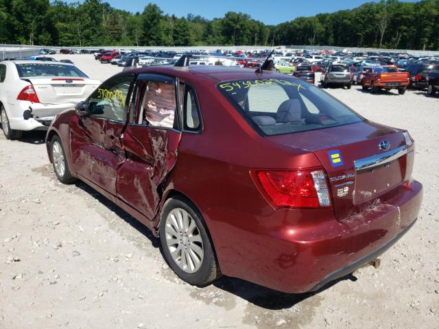 JF1GE6B64BH513380 - 2011 SUBARU IMPREZA 2.5I PREMIUM RED photo 3